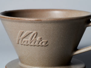 KALITA MI185 Mino ware ceramic filter cup - sandy beige