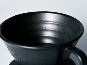 KALITA MI185 美濃燒陶瓷濾杯 - 沙黑色