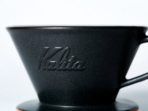 KALITA MI185 美濃燒陶瓷濾杯 - 沙黑色