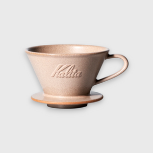 KALITA MI185 Mino ware ceramic filter cup - sandy beige
