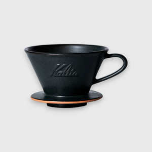 KALITA MI185 美濃燒陶瓷濾杯 - 沙黑色