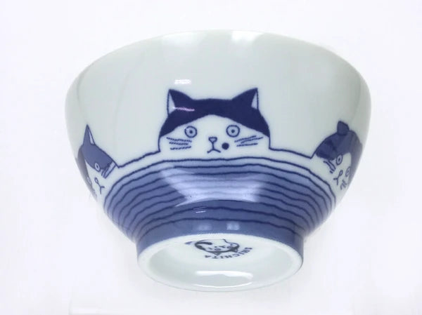 SHICHITA cat ceramic bowl set of 5