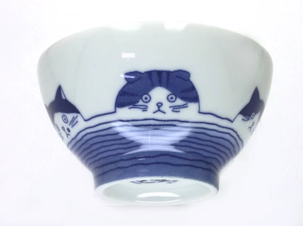 SHICHITA cat ceramic bowl set of 5