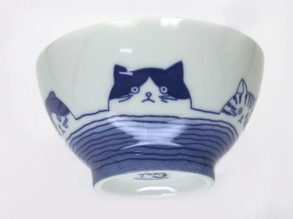 SHICHITA cat ceramic bowl set of 5