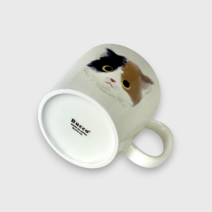 Liulu tricolor cat coffee cup