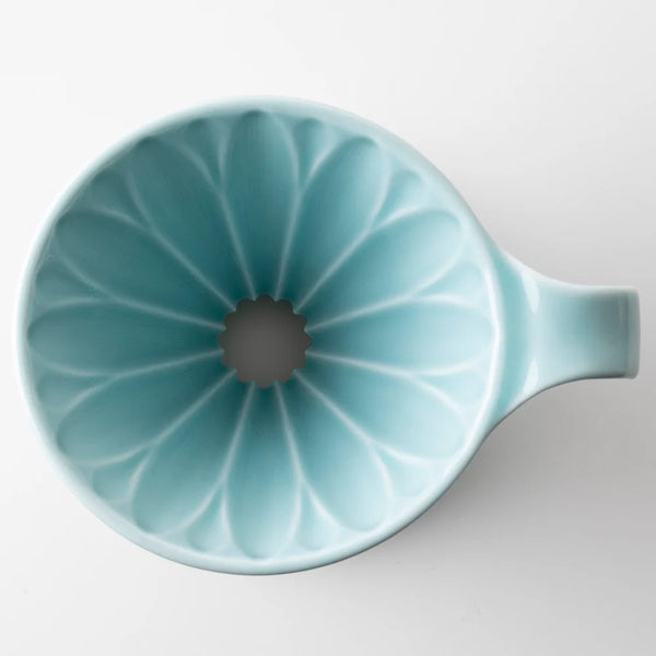 CAFEC Arita Ware FLOWER DRIPPER 4Cups - Blue