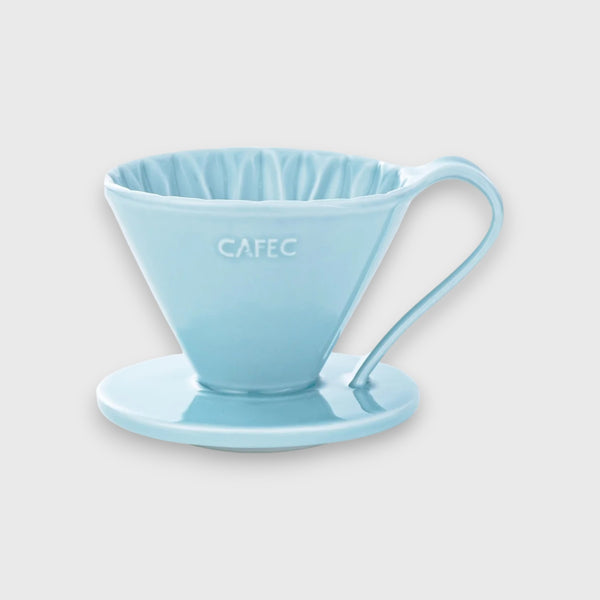 CAFEC Arita Ware FLOWER DRIPPER 1Cup - Blue