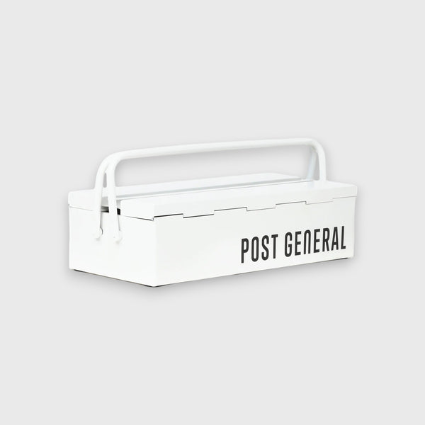 POST GENERAL STACKABLE TOOL BOX (WHITE)