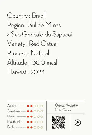 FUGLEN Coffee AUGUSTO BORGES ESPRESSO / BRAZIL