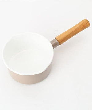 野田琺瑯 14cm有蓋鍋 - 米色 - M3 Coffee & Zakka