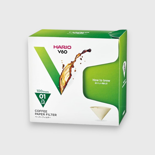 HARIO V60 bleach-free filter paper 100 sheets