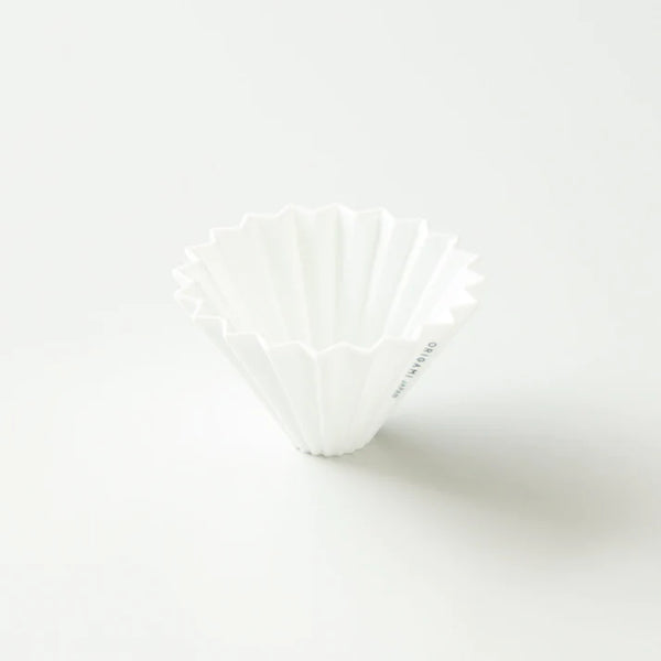 ORIGAMI Ceramic Origami Filter Cup - White