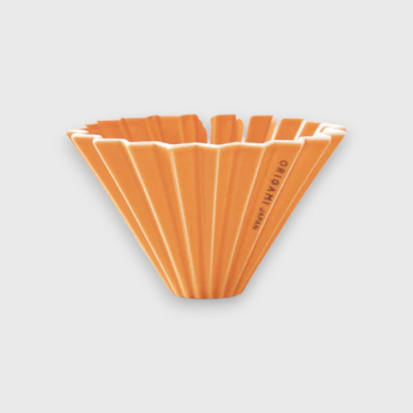 ORIGAMI Ceramic Origami Filter Cup - Orange