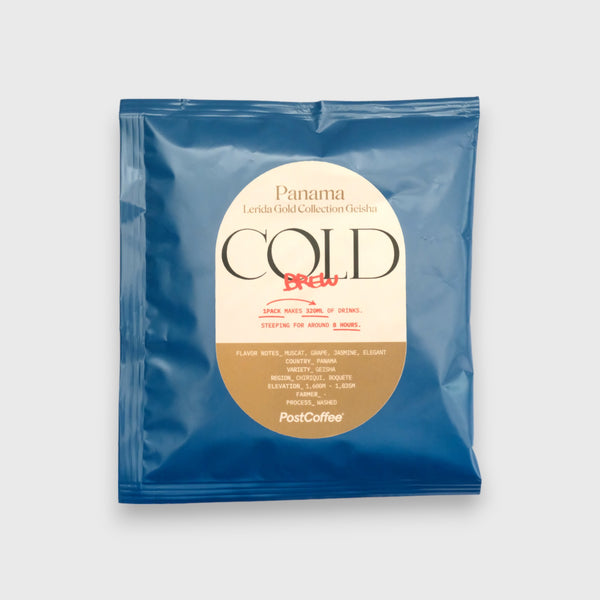 PostCoffee Cold Brew Pack - Panama Lerida Gold Collection Geisha - M3 Coffee & Zakka