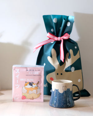 M3 Coffee モヤの日常 混合掛耳包  × 六魯 青富士山杯 套裝（連禮物袋）