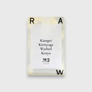 Raw Sugar Roast KENYA - Kiangoi Kirinyaga - Washed
