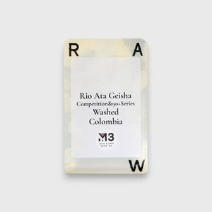 Raw Sugar Roast COLOMBIA Rio Ata Geisha Competition & 90+ Series - Washed