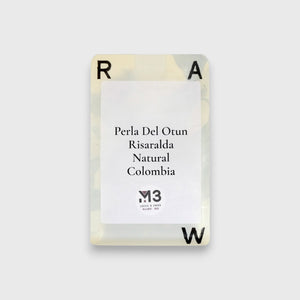 Raw Sugar Roast COLOMBIA Risaralda Perla Del Otun - Natural