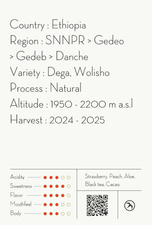 FUGLEN COFFEE DANCHE / ETHIOPIA