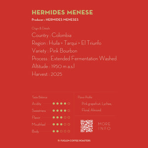 FUGLEN Coffee HERMIDES MENESES / COLOMBIA