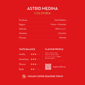FUGLEN Coffee ASTRID MEDINA / COLOMBIA
