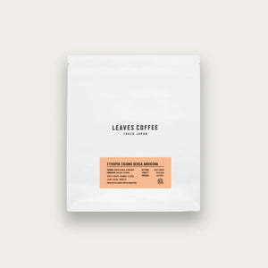 LEAVES COFFEE ETHIOPIA Sidamo Bensa Arbegona