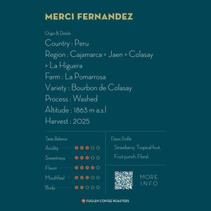 FUGLEN Coffee MERCI FERNANDEZ / PERU
