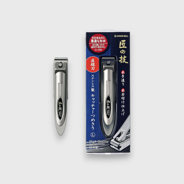 Takumi's Anti-Splash Stainless Steel Nail Clippers (Straight Blade L)