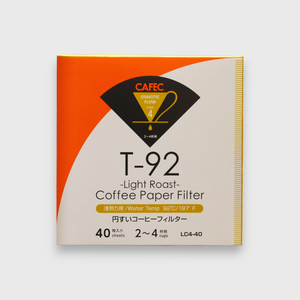 CAFEC T92 Light Roast Coffee Filter Paper