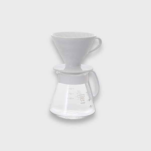 HARIO V60白色02濾杯咖啡壺套裝 - M3 Coffee & Zakka