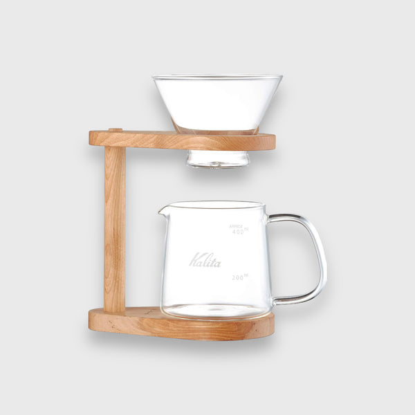 Kalita x Oak Village 185玻璃濾杯套裝連支架 - M3 Coffee & Zakka