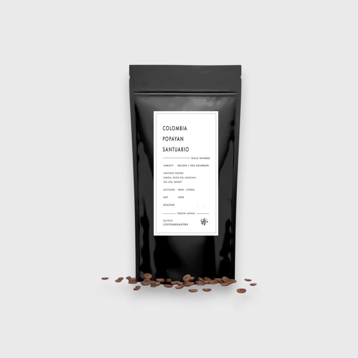GLITCH Coffee COLOMBIA Popayan Santuario Red Bourbon Gold Washed