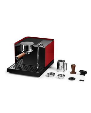FELLOW Espresso Series 1 意式咖啡機 -櫻桃紅+胡桃木