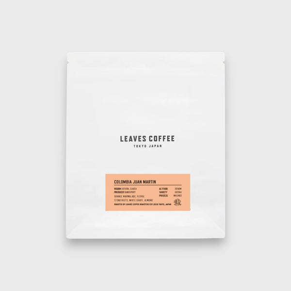 LEAVES COFFEE COLOMBIA Juan Martin Geisha