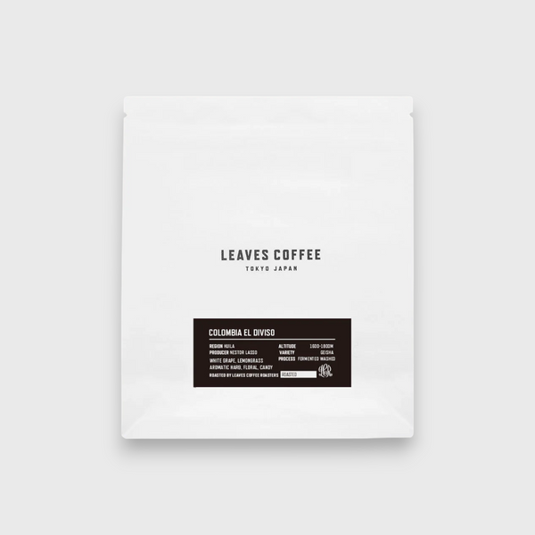 LEAVES COFFEE COLOMBIA El Diviso Geisha