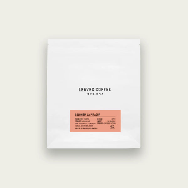 LEAVES COFFEE COLOMBIA La Piragua Pink Bourbon