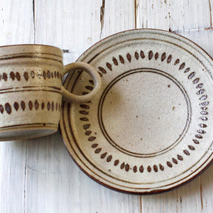 六魯 「根古芽」珈琲杯碟套裝 - M3 Coffee & Zakka