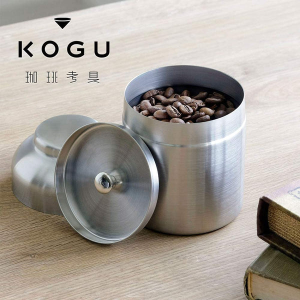 KOGU coffee test set stainless steel sealed coffee bean can