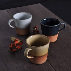 SALIU 美濃文山窯陶瓷杯 - 藍色 - M3 Coffee & Zakka