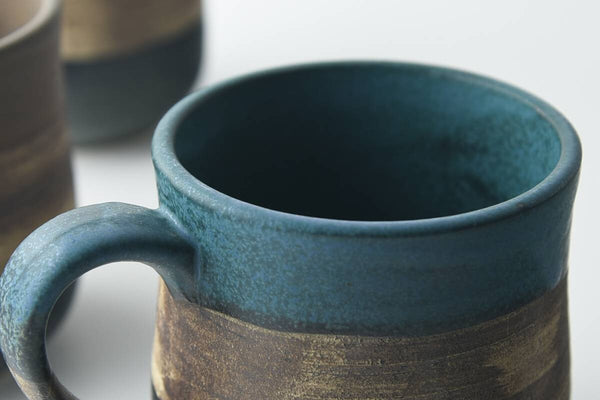 Meino wood-burning coffee cup - blue