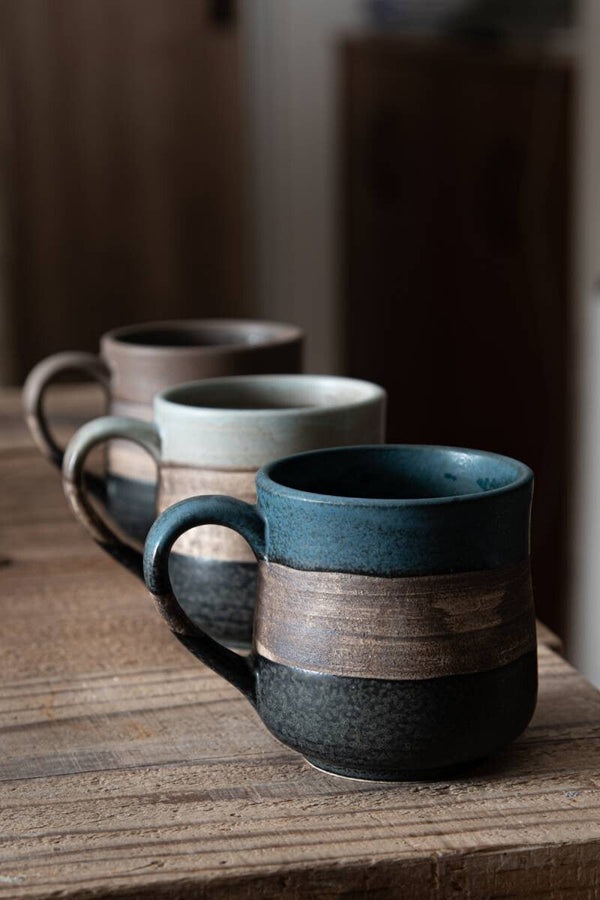 Meino wood-burning coffee cup - blue