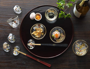 ADERIA 江戶貓 歌川國芳 清酒杯碟套裝 - MIKE - M3 Coffee & Zakka