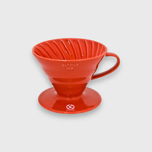 HARIO V60紅色陶瓷濾杯 - M3 Coffee & Zakka