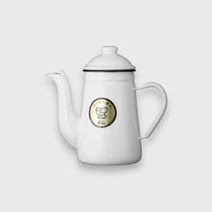 KALITA 咖啡達人白色琺瑯手沖壺 - M3 Coffee & Zakka