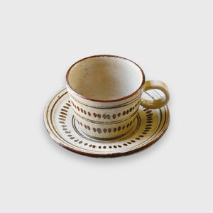 六魯 「根古芽」珈琲杯碟套裝 - M3 Coffee & Zakka